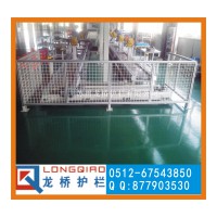江阴铁丝网机器人围栏 机器人围栏安全锁 订制工业铝型材防护网