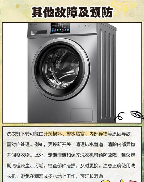 滚筒洗衣机关门不工作什么原因