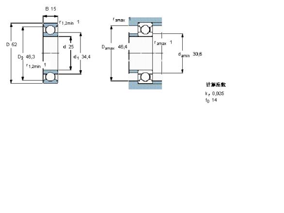62002RS轴承内外径公差详解及计算方法