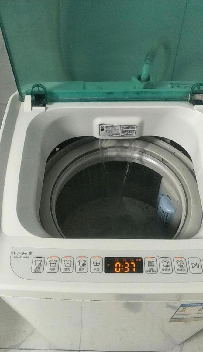 海尔小神童洗衣机单独脱水操作指南