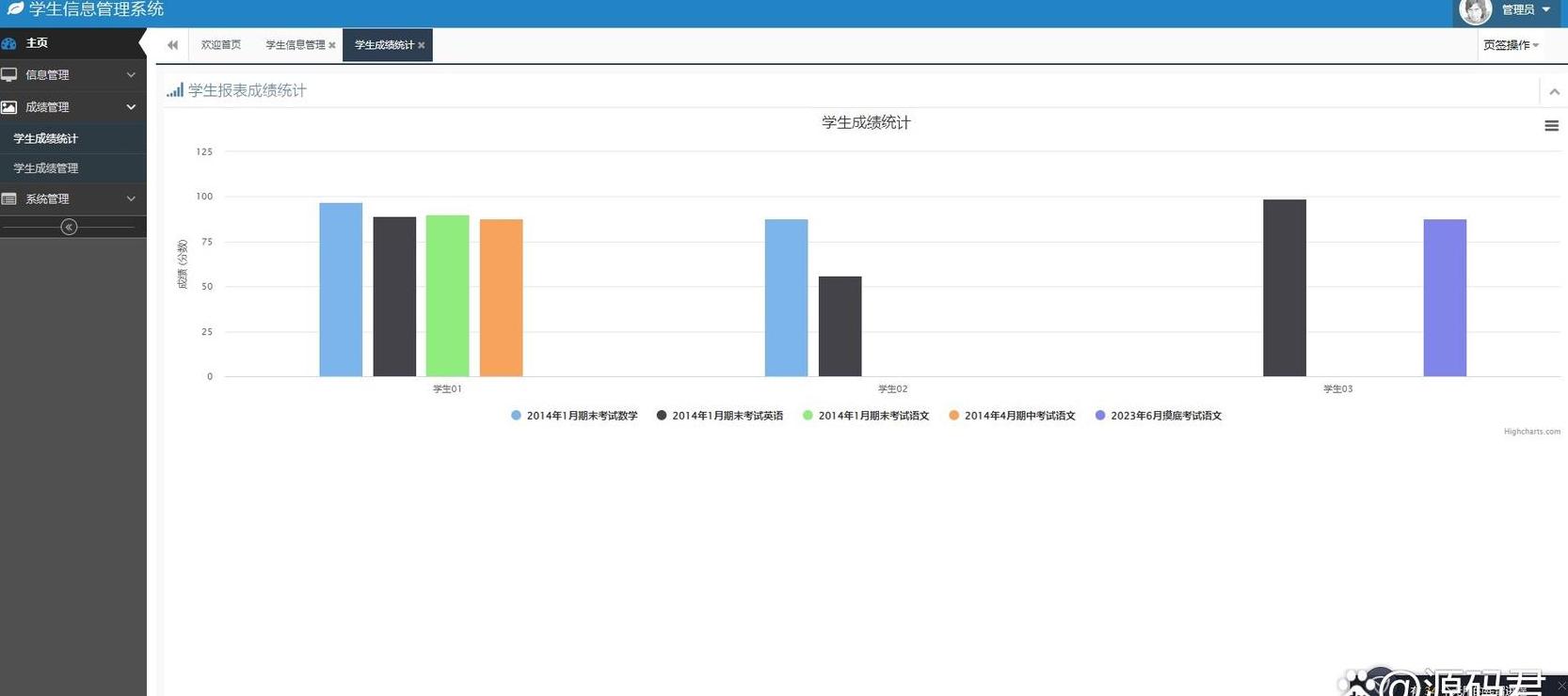 学生管理系统设计报告