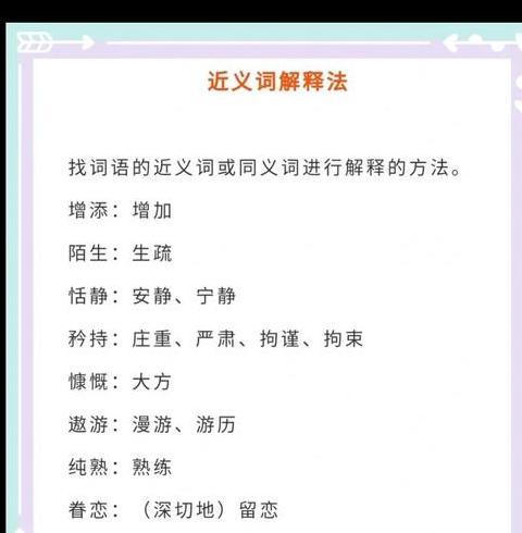 词汇近义词解析：探寻同义词的丰富世界