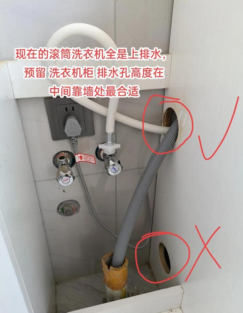 海尔洗衣机排水管正确放置方法及注意事项