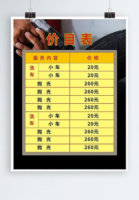 蒸汽洗车价格一览：收费标准及服务类型解析