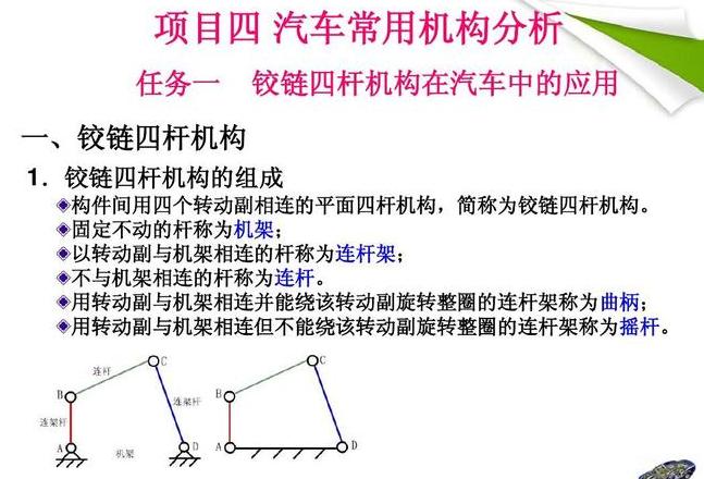 铰链四杆机构：基础定义与分类解析
