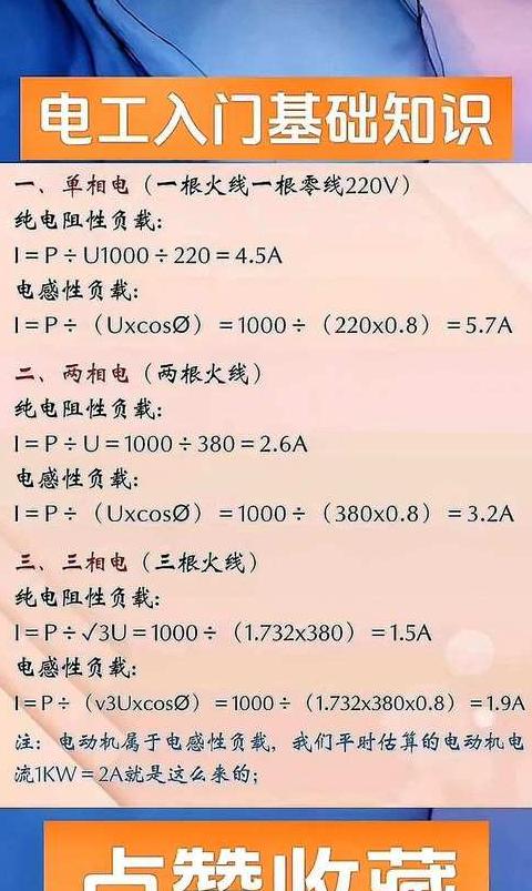 660V电机电流计算方法：满载与空载电流详解
