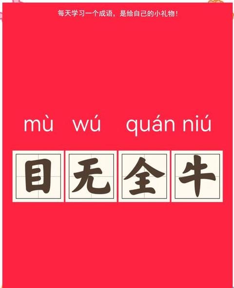 深入解析目无全牛：成语含义与处世智慧