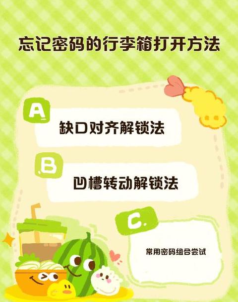 铝框行李箱密码锁设置教程