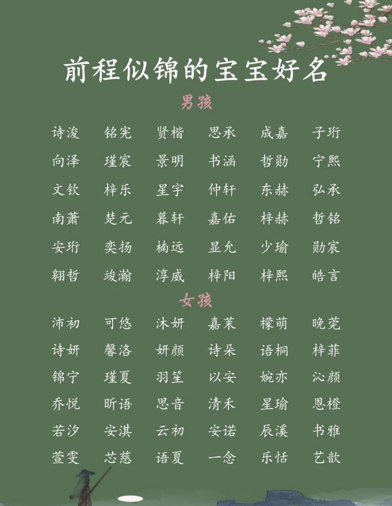 嘉字男孩名字：寓意美好，响亮有韵味的嘉字取名推荐